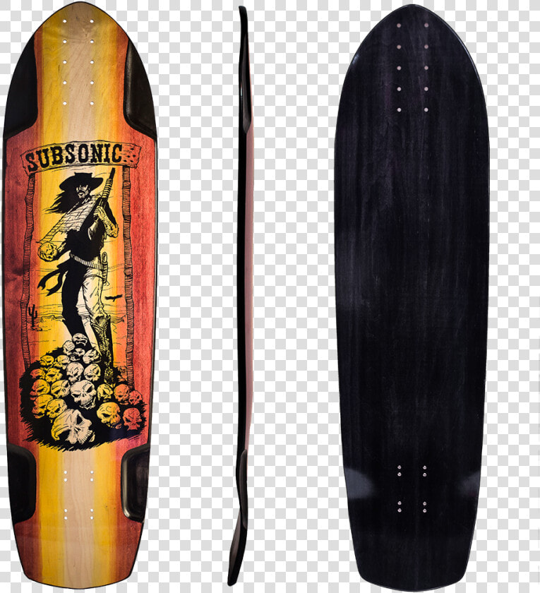 Subsonic Skateboards Shadow Longboard Bottom Profile  HD Png DownloadTransparent PNG