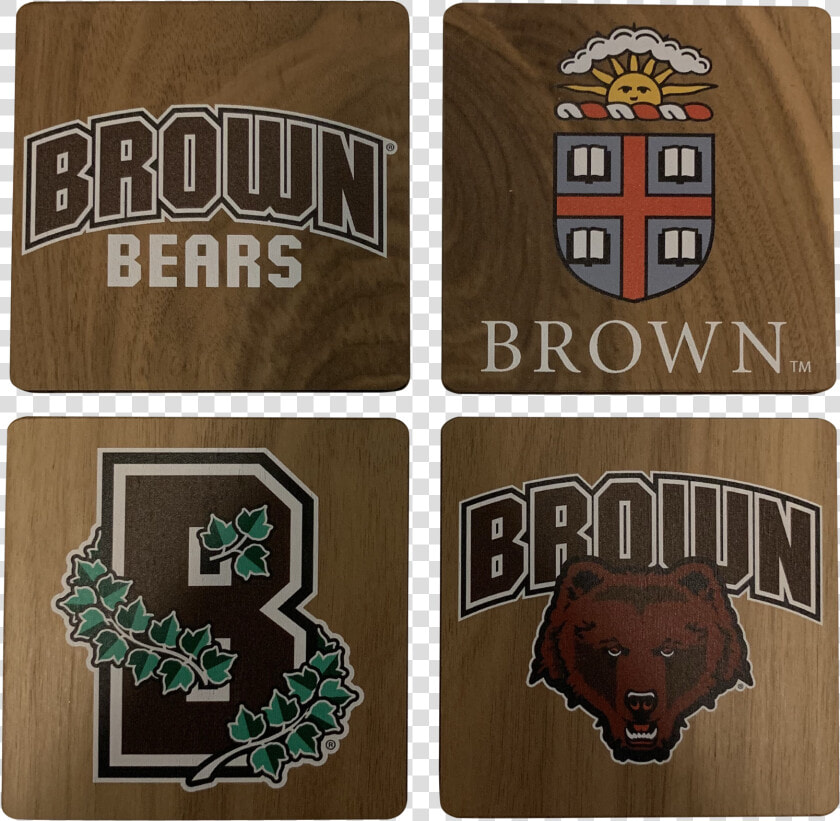 Brown University Walnut Coaster Set Class   Illustration  HD Png DownloadTransparent PNG