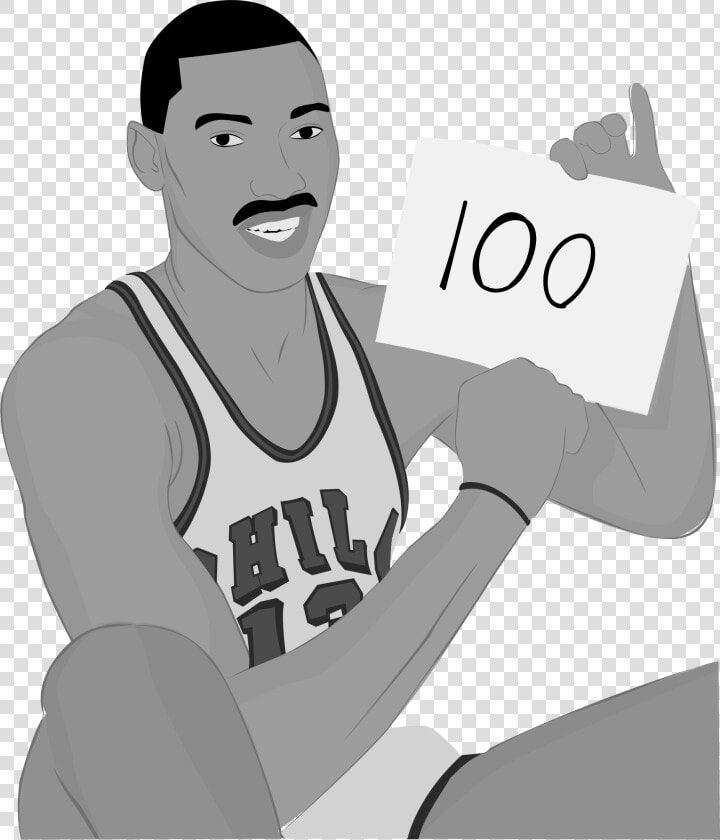 Wilt Chamberlain 100 Points Illustration   Happy Birthday Wilt Chamberlain  HD Png DownloadTransparent PNG