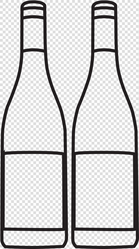 Outline Of Wine Bottles   Outline Wine Bottle Png  Transparent PngTransparent PNG