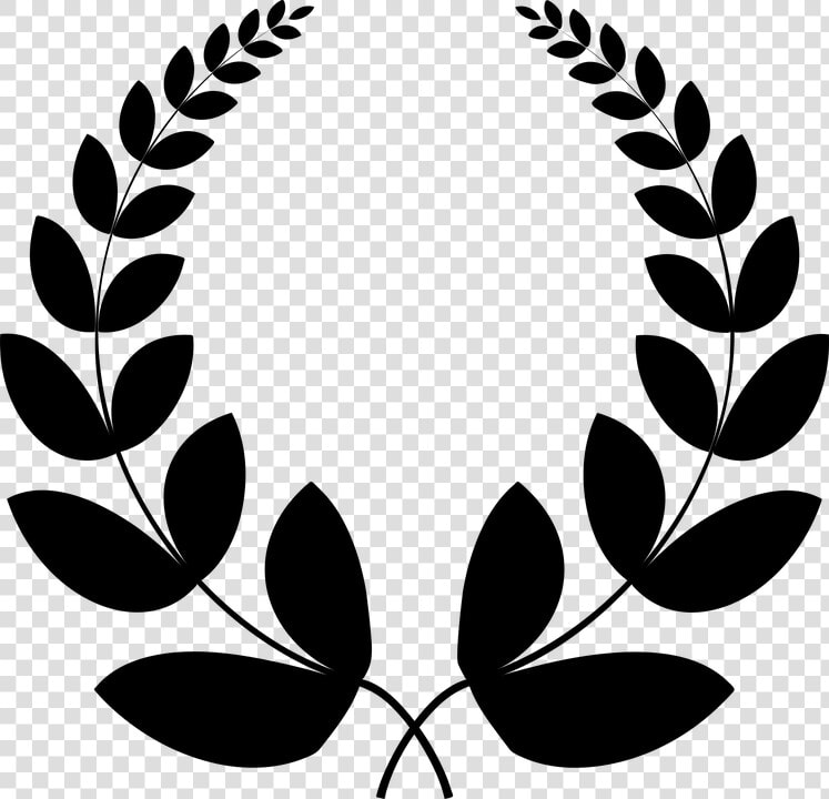 Black  Conquest  Laurel  Silhouette  Triumph  Victory   Transparent Background Gold Laurel Wreath  HD Png DownloadTransparent PNG