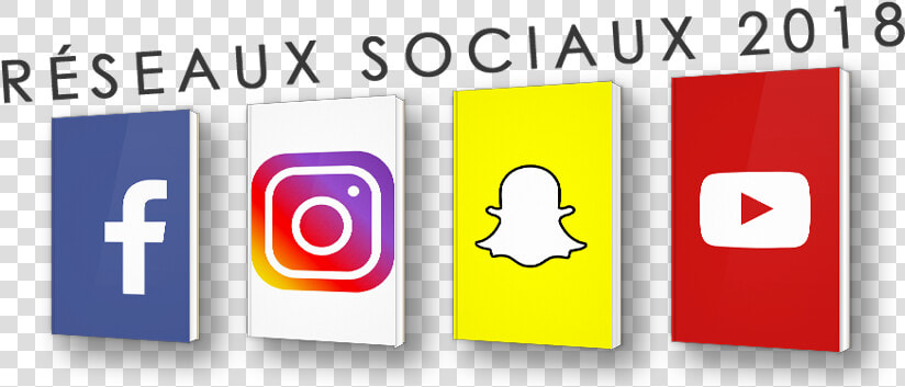 Les Réseaux Sociaux En 2018   Graphic Design  HD Png DownloadTransparent PNG