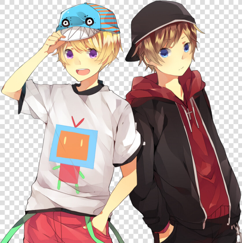 Two Anime Boys Png Image   Two Anime Boys  Transparent PngTransparent PNG