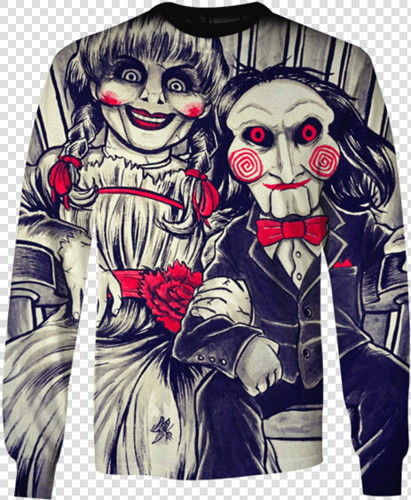 3d Annabelle And Jigsawtshirt   Annabelle Doll Cartoon  HD Png DownloadTransparent PNG