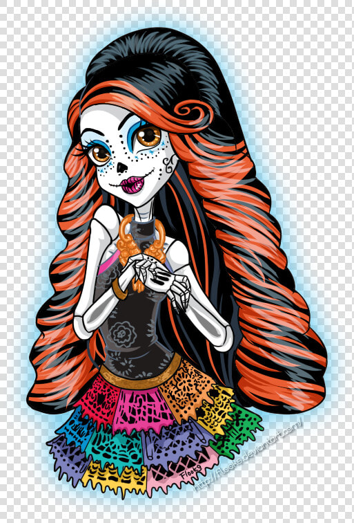 Transparent Monster High Clipart   Skelita Monster High Dibujo  HD Png DownloadTransparent PNG