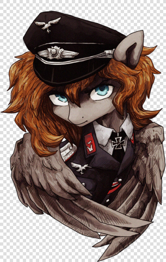 Koviry  Aryan Pony  Clothes  Female  Hat  Iron Cross    Illustration  HD Png DownloadTransparent PNG