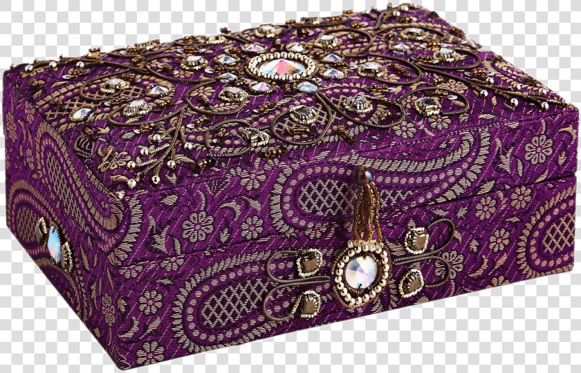 Embroidered Jewelry Box   Transparent Jewellery Box Png  Png DownloadTransparent PNG