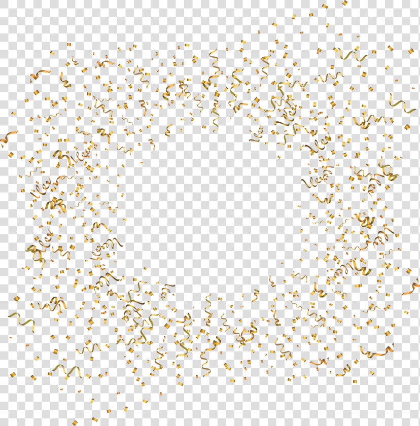 Ai Vector Confetti   Golden Confetti Vector Png  Transparent PngTransparent PNG