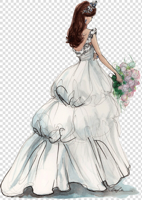 Wedding Bride Free Vector Donload   Wedding Girls Drawings  HD Png DownloadTransparent PNG