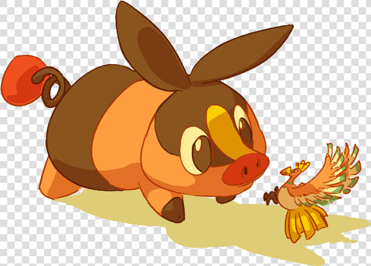 I Have A Tepig Plushie And The Tiny Ho oh Figure From   Cartoon  HD Png DownloadTransparent PNG