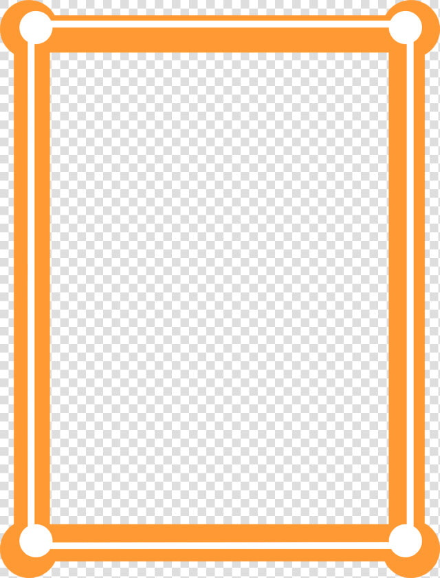 Orange Border Frame Png Picture   Orange Borders And Frames  Transparent PngTransparent PNG