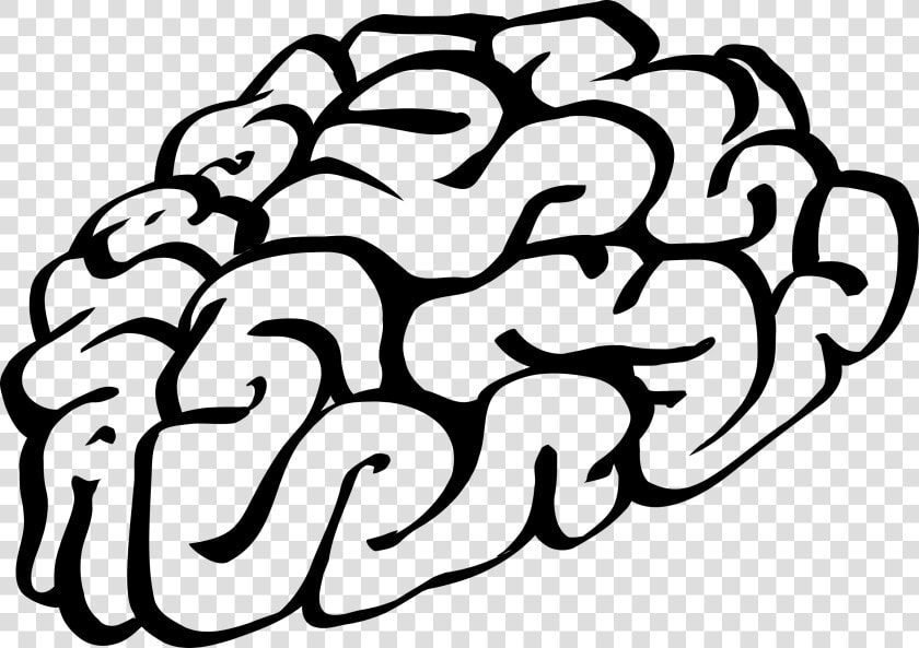 Best Of Brain Clipart Black And White Transparent   Brain Clipart Black And White  HD Png DownloadTransparent PNG