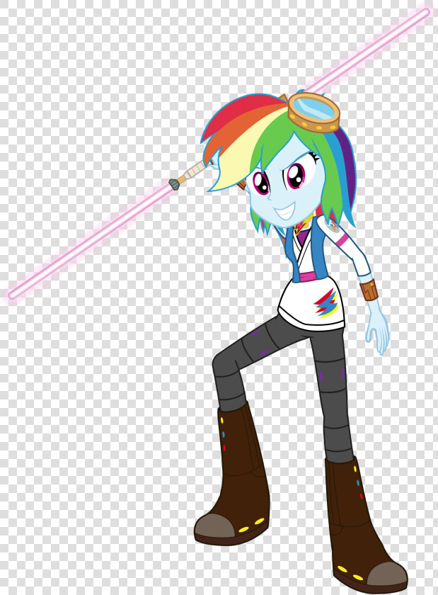 Lightsaber Clipart Dual   Mlp Equestria Girls Star Wars  HD Png DownloadTransparent PNG