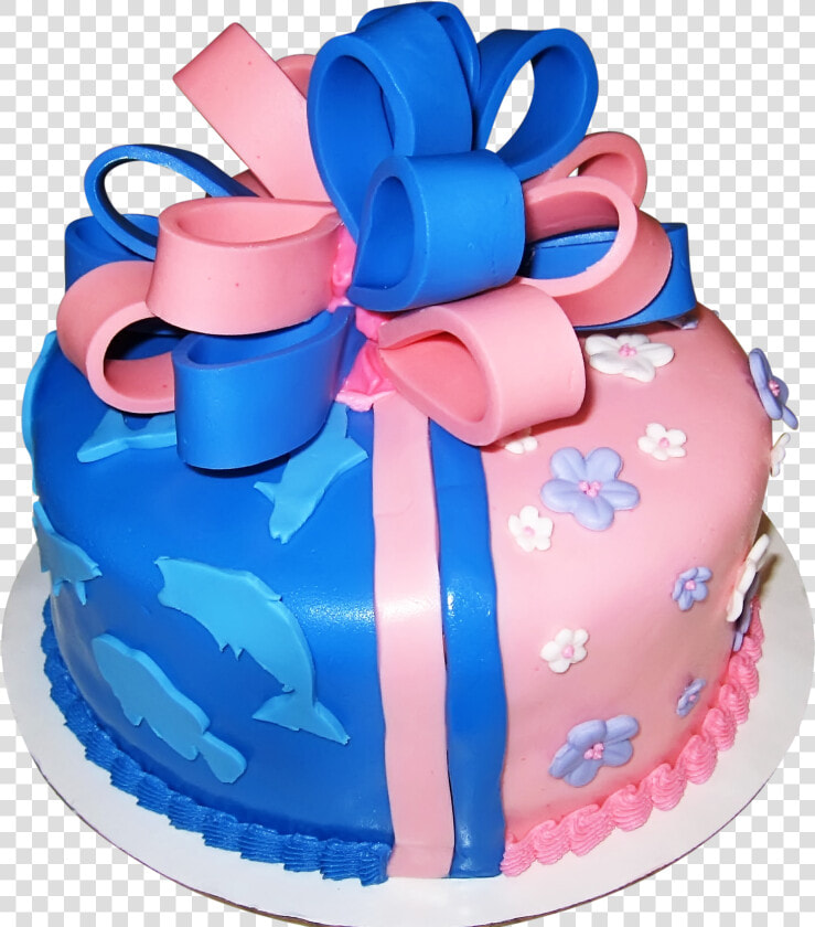 Gender Reveal Fishing Cake  HD Png DownloadTransparent PNG