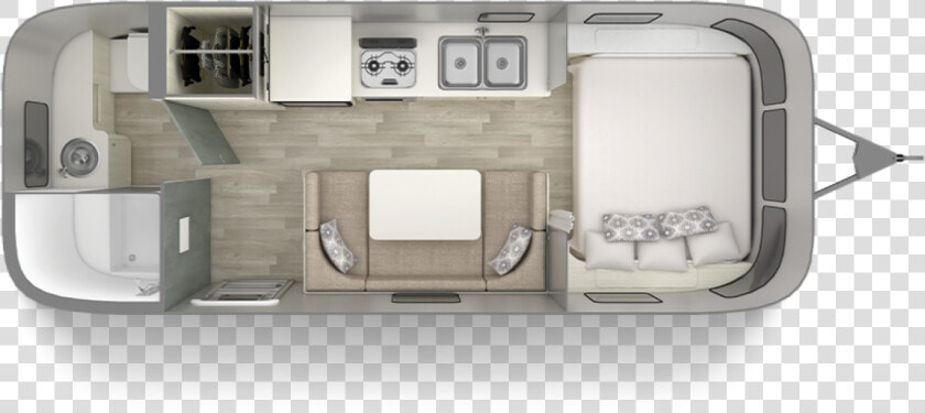 Bambi 22fb Floor Plan   2020 Airstream Bambi 22fb  HD Png DownloadTransparent PNG