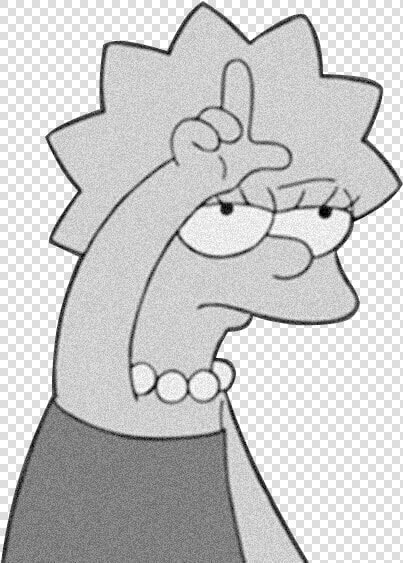 Loser  Lisa  And Simpsons Image   Lisa Simpson Meme Drawing  HD Png DownloadTransparent PNG