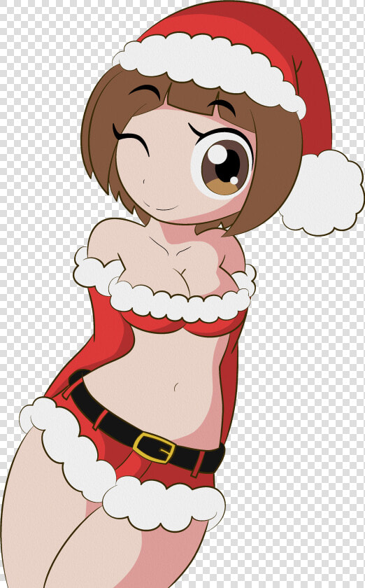 Mako Kill La Kill Christmas   Cartoon  HD Png DownloadTransparent PNG