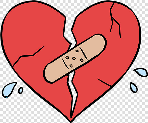 How To Draw Broken Heart   Broken Heart Drawing Easy  HD Png DownloadTransparent PNG