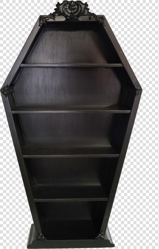 Coffin Shelf   Black   Shelf  HD Png DownloadTransparent PNG