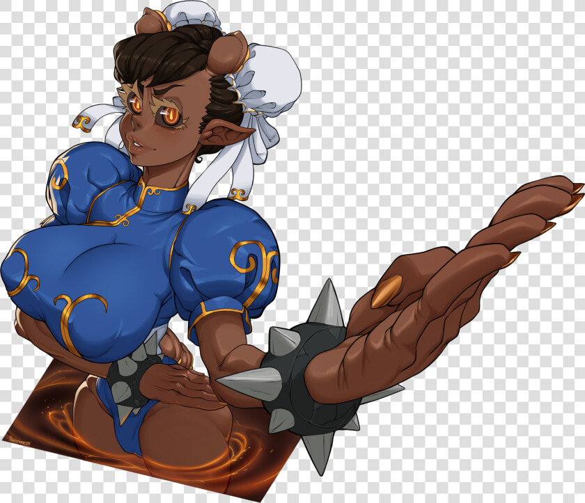 Lumi Cosplaying As Chun Li   Cartoon  HD Png DownloadTransparent PNG