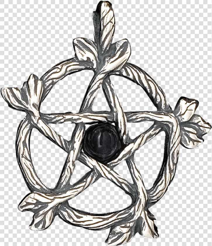 Woodland Pentacle Pendant   Transparent Wicca Symbols  HD Png DownloadTransparent PNG