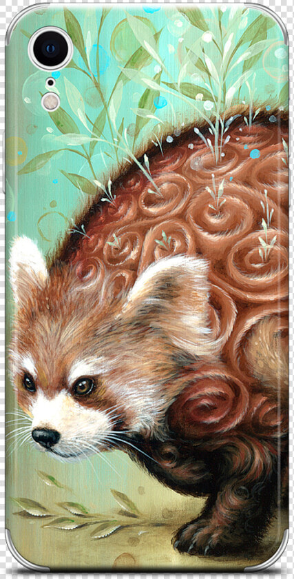 Red Panda Iphone Skin Data Mfp Src   cdn   Mobile Phone  HD Png DownloadTransparent PNG