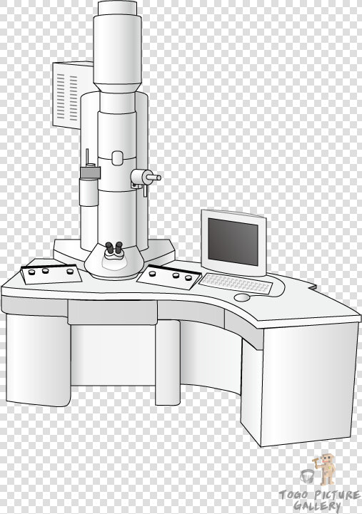 Transmission Electron Microscopy   Transmission Electron Microscope Cartoon  HD Png DownloadTransparent PNG