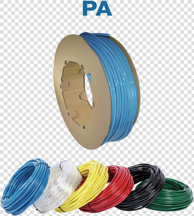 Polyamide Tubing In 1000 Meter Reel Title Polyamide   Tuyau Dair Comprimé Polyuréthane  HD Png DownloadTransparent PNG