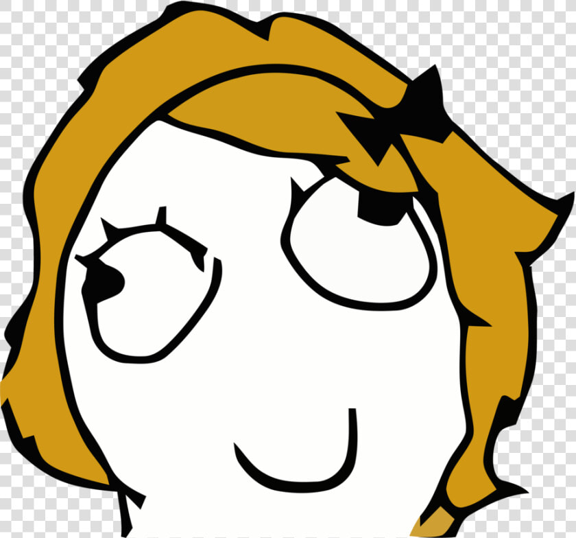 Derpina Meme Face Clipart   Png Download   Meme Faces Girl Png  Transparent PngTransparent PNG