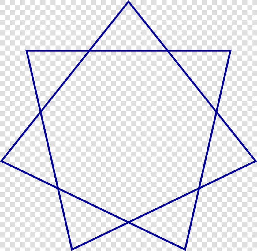 Transparent Heptagon Png   Obtuse Heptagram  Png DownloadTransparent PNG