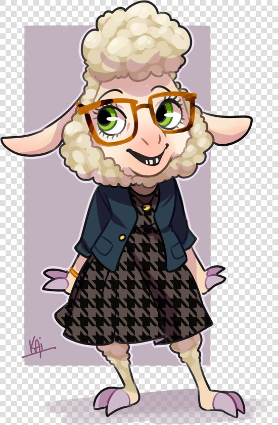 Today’s Prompt For The 100 Day Drawing Challenge Is   Zootopia Bellwether Drawing  HD Png DownloadTransparent PNG