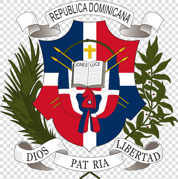 Coat Of Arms Of The Dominican Republic   Dominican Republic Logo Png  Transparent PngTransparent PNG