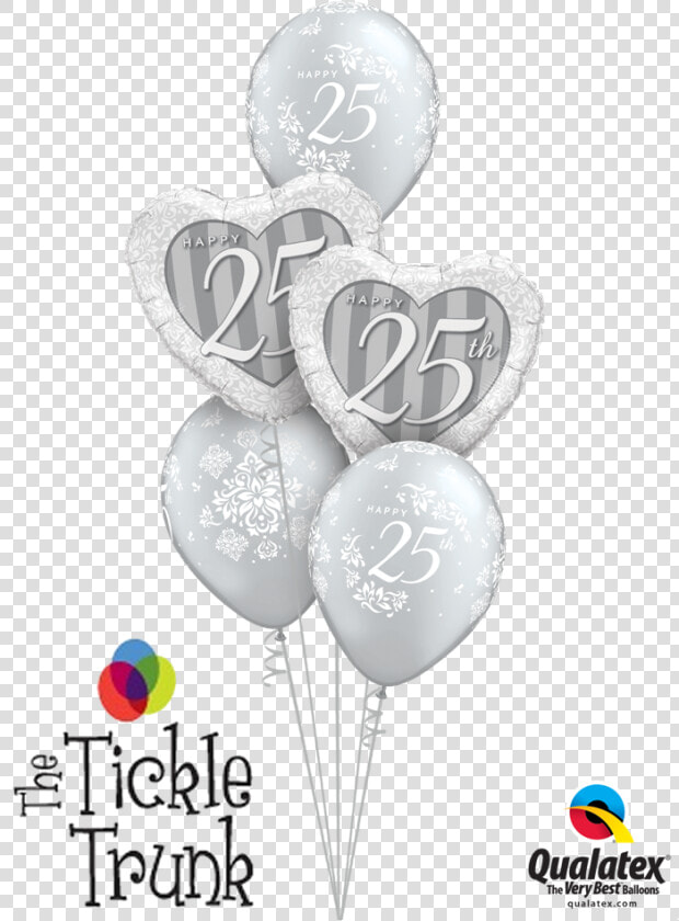 Transparent Silver Balloons Png   Chrome Balloon Bouquet Qualatex  Png DownloadTransparent PNG