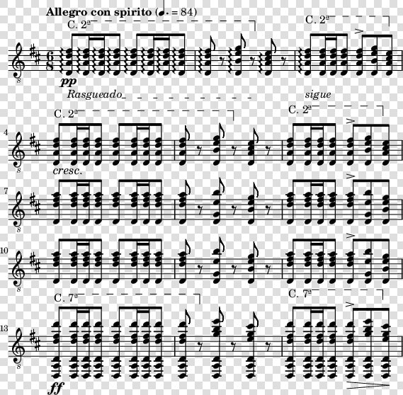 Version   Miles Davis Concierto De Aranjuez Sheet Music  HD Png DownloadTransparent PNG