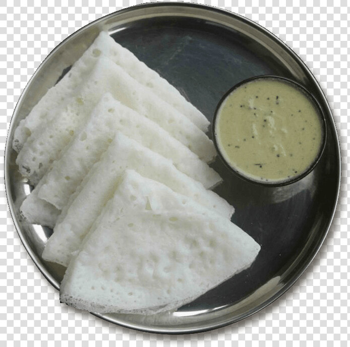 Neer Dosa With Chutney  HD Png DownloadTransparent PNG