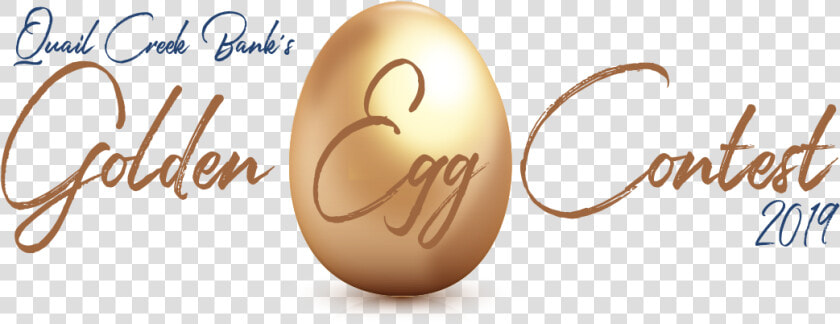 Quail Creek Bank Golden Egg Hunt Logo   Calligraphy  HD Png DownloadTransparent PNG