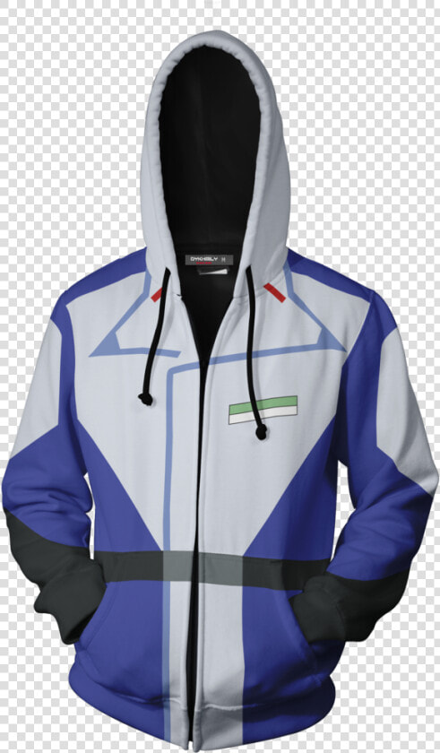 Mobile Suit Gundam Kira Yamato Cosplay Zip Up Hoodie   Spider Man Into The Spider Verse Miles  HD Png DownloadTransparent PNG