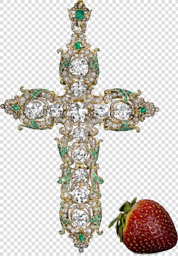 Pope Paul Vis Diamond Cross   Strawberry  HD Png DownloadTransparent PNG