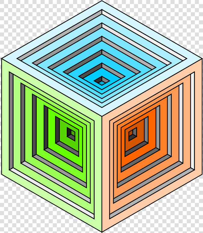 3d Cube Png File   Kubus Warna Warni  Transparent PngTransparent PNG