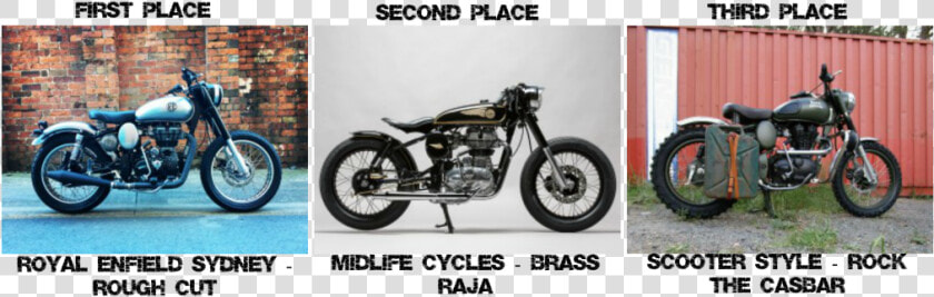 Royal Enfield Custom Bike Build Off Results   Cruiser  HD Png DownloadTransparent PNG