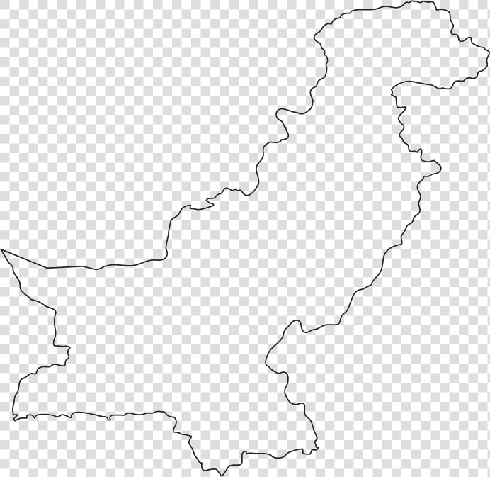 Pakistan Outline Map   Blank Pakistan Map  HD Png DownloadTransparent PNG