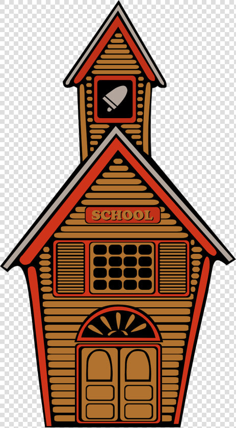 Old Wooden House   Old School Clipart  HD Png DownloadTransparent PNG