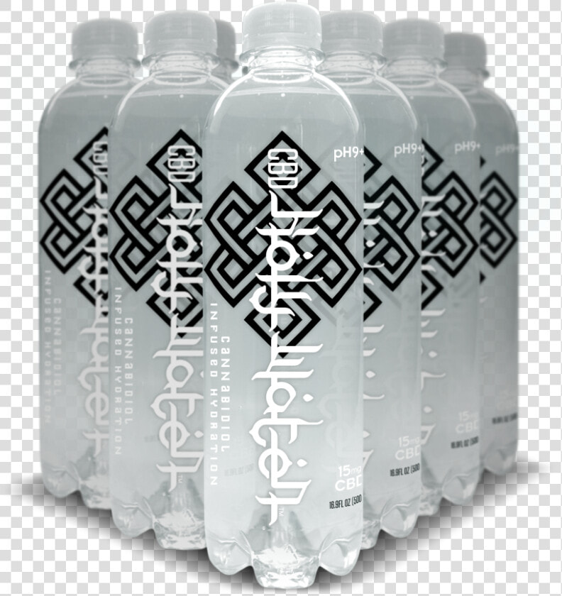 Cbd Holy Water 12 Pack   Plastic Bottle  HD Png DownloadTransparent PNG