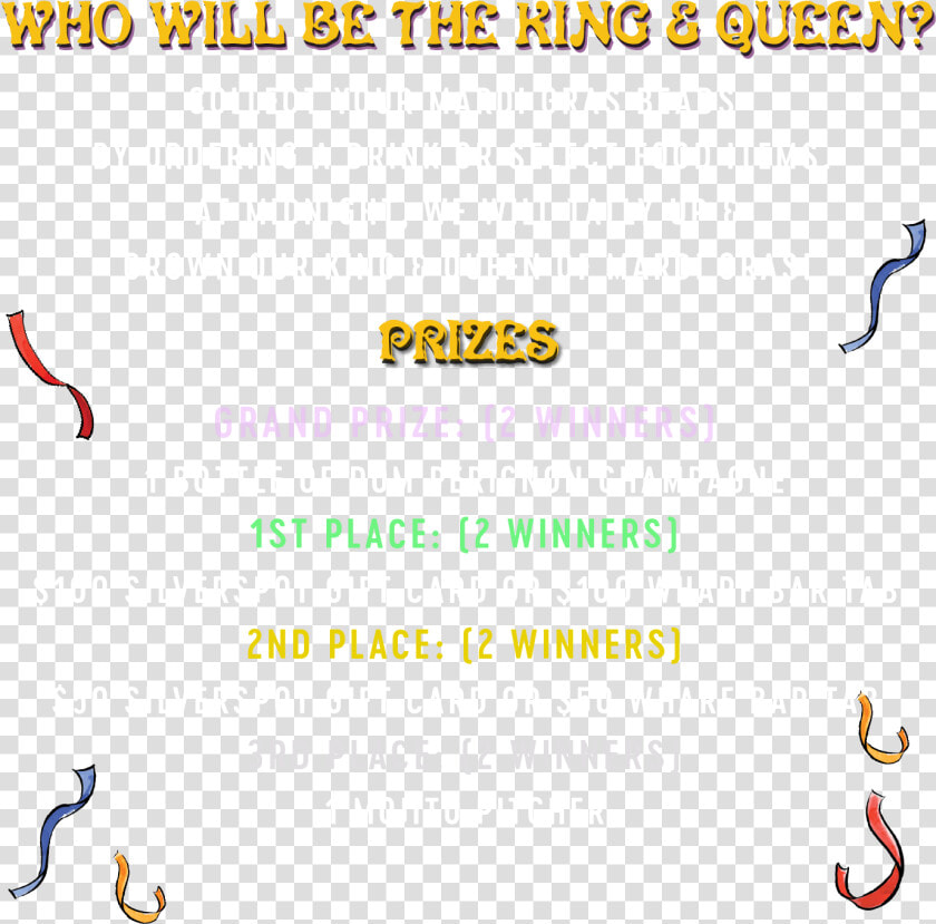 Who Will Be The King And Queen Of Mardi Gras Collect   Calligraphy  HD Png DownloadTransparent PNG