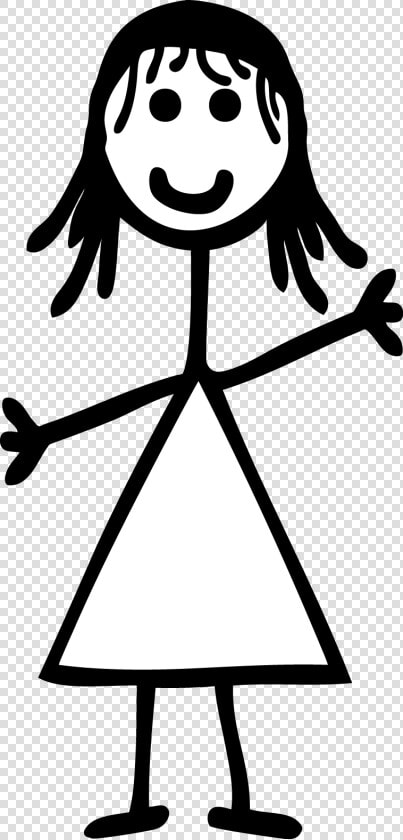 Indians Clipart Stickman   Stick Figure Girl Png  Transparent PngTransparent PNG