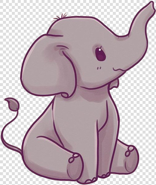 Drawing Elephants Kawaii   Kawaii Cute Cartoon Elephant  HD Png DownloadTransparent PNG