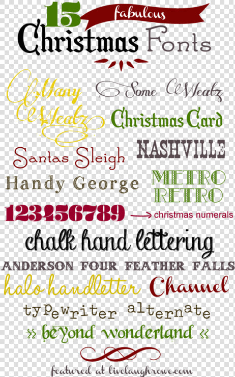 15 Free Christmas Fonts   Fun Christmas Fonts  HD Png DownloadTransparent PNG