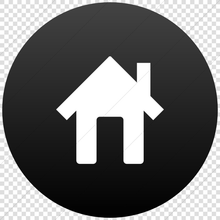 Black Home Icon 13 Black And White Home Icon Images   House Icon Black Circle  HD Png DownloadTransparent PNG