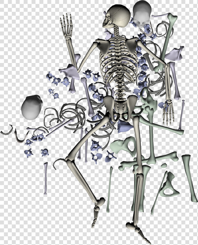 Bone Pile Png   Pile Of Bones Token  Transparent PngTransparent PNG