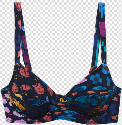 Yelena Bikini Top Midnight Floral   Brassiere  HD Png DownloadTransparent PNG